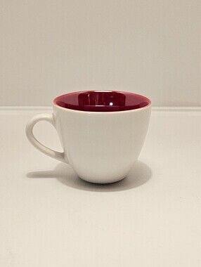 Vintage Starbucks 2005 Holiday Iridescent Red Demitasse Cup